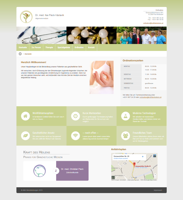 Kraft des Heilens - Website