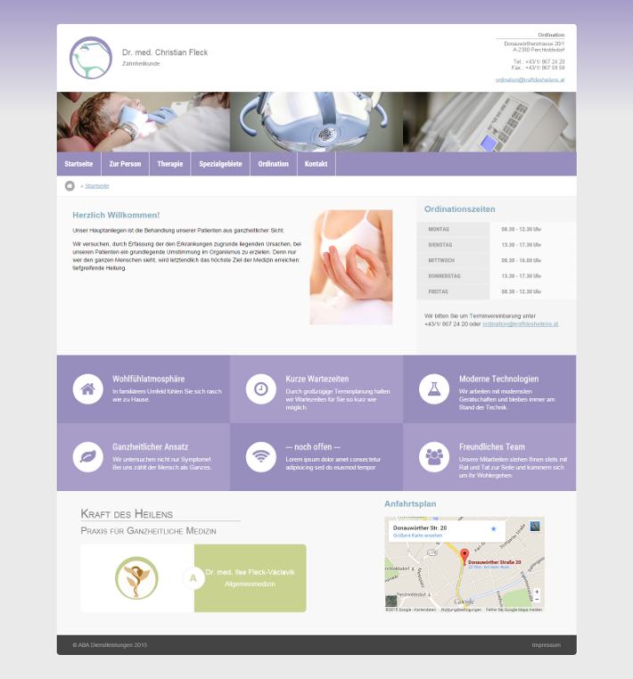 Kraft des Heilens - Website